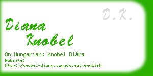 diana knobel business card
